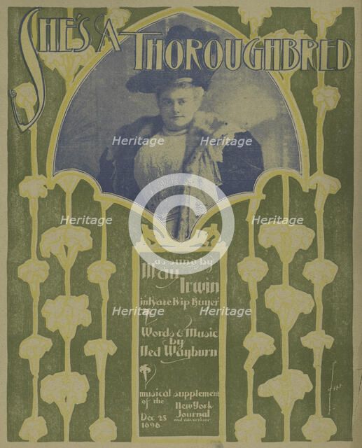 'She's a thoroughbred', 1898. Creator: Unknown.