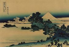 Shichiri beach in Sagami Province (from a Series "36 Views of Mount Fuji"), 1830-1833