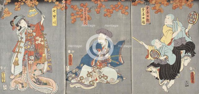 Shichiri Oboro (image 1 of 2), 1857. Creator: Utagawa Kunisada.