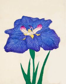 Shiga-No-Uranami, No. 3, 1890, (colour woodblock print)