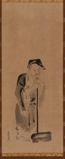 Shide (Jittoku), Edo period, early 17th century. Creator: Kano Sadanobu