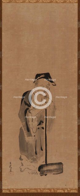 Shide (Jittoku), Edo period, early 17th century. Creator: Kano Sadanobu.