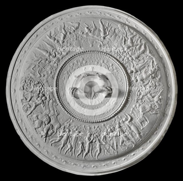Shield of Achilles, 1810. Creators: John Flaxman, Rundell, Bridge and Rundell.