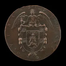 Shield of Arms Held by an Angel of the Resurrection [reverse], c. 1573. Creator: Unknown
