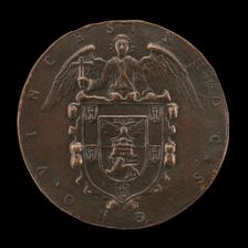 Shield of Arms Held by an Angel of the Resurrection [reverse], c. 1573. Creator: Unknown