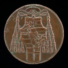 Shield of Arms of Estouteville [reverse], 1461. Creator: Cristoforo di Geremia