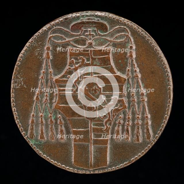 Shield of Arms of Estouteville [reverse], 1461. Creator: Cristoforo di Geremia.