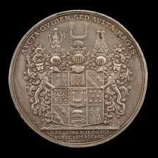 Shield of Arms [reverse], 1699. Creator: Carl Gustave Hartman