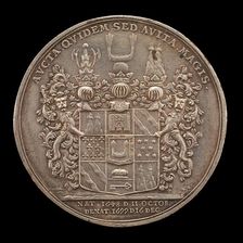 Shield of Arms [reverse], 1699. Creator: Carl Gustave Hartman
