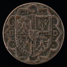 Shield of Este on Floriated Ground [reverse], c. 1475/1505. Creator: Unknown