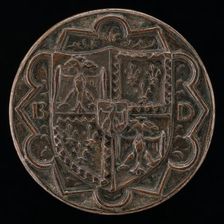 Shield of Este on Floriated Ground [reverse], c. 1475/1505. Creator: Unknown