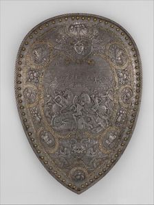 Shield of Henry II of France (reigned 1547-59), French, ca. 1555. Creator: Unknown