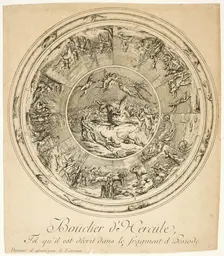Shield of Hercules, 1756. Creator: Louis-Joseph Le Lorrain