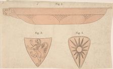Shield Designs, second half 19th century. Creator: Anon
