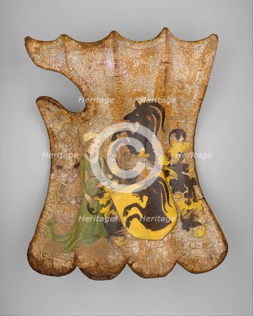 Shield for the Field or Tournament (Targe), German, ca. 1450. Creator: Unknown.