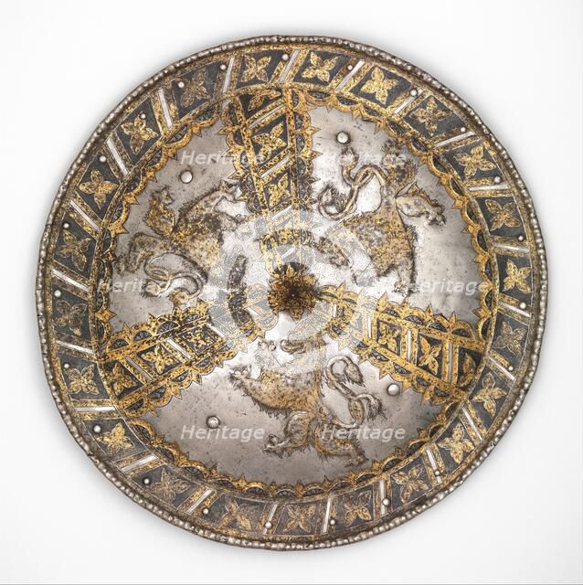 Shield, German, Landshut or Augsburg, ca. 1560. Creator: Unknown.