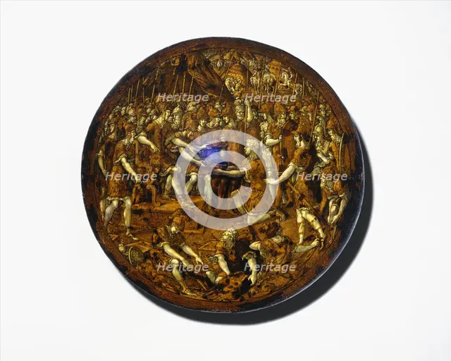 Shield, Italian, probably Bologna, ca. 1535. Creator: Girolamo da Treviso.