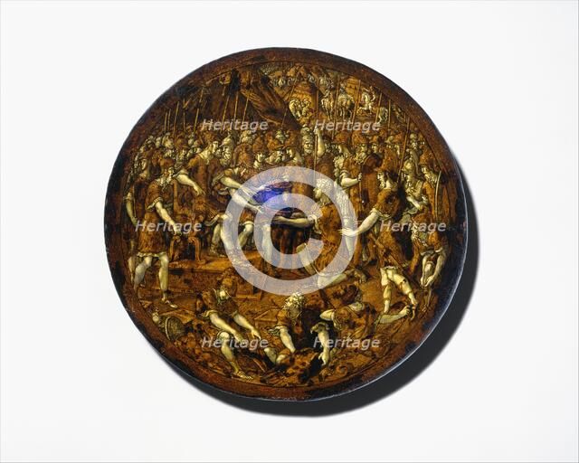 Shield, Italian, probably Bologna, ca. 1535. Creator: Girolamo da Treviso.
