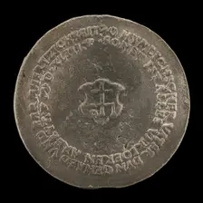 Shield with House-mark [reverse], 1543. Creator: Friedrich Hagenauer