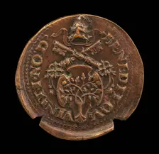 Shield with the Arms of Della Rovere [reverse], 1507. Creator: Unknown