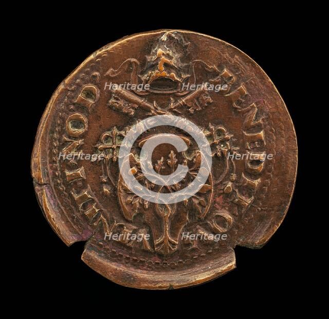 Shield with the Arms of Della Rovere [reverse], 1507. Creator: Unknown.