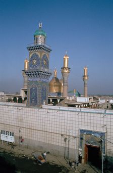 Shiite Mosque of Al-Kadhimain, Baghdad, Iraq, 1977. Creator: Vivienne Sharp