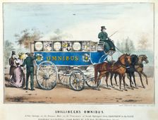 Shillibeer's Omnibus...from Paddington to the Bank London, 1838. Creator: Unknown