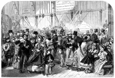 Shilling Day at the International Exhibition, 1862. Creator: Mason Jackson