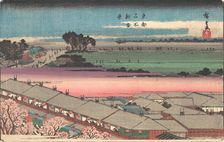 Shin Yoshiwara, ca. 1840., ca. 1840. Creator: Ando Hiroshige