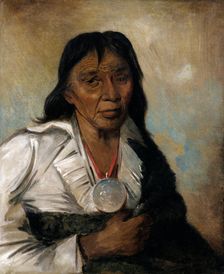 Shin-gós-se-moon, Big Sail, a Chief, 1836?. Creator: George Catlin