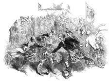 Shinnie, by the Club of True Highlanders, on Blackheath, 1845. Creator: Unknown