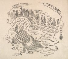 Shinabazu Benten Kaicho: Ceremony of Worshipping Benten at Shinabazu Temple, 18th century. Creator: Shunsho