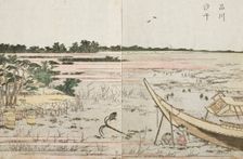Shinagawa, c1802. Creator: Hokusai