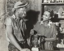 Shine Sommers, played by Louis Sharp, "doin himself some good", 1936. Creator: Milton Meltzer