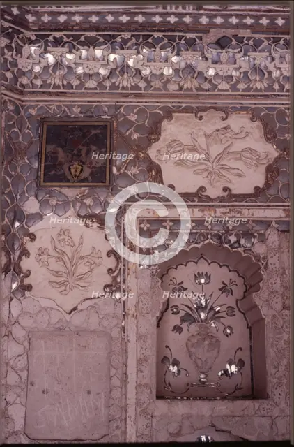 Shish Mahal, Amber Fort, Jaipur, India, 1988. Creator: Amanda Waite.