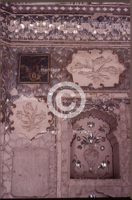 Shish Mahal, Amber Fort, Jaipur, India, 1988. Creator: Amanda Waite.