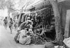 Shisha shop, Howshera, 1917