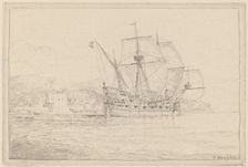 Ship under Sail. Creator: N. Artsay