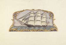 Ship Carver's Sign, c. 1938. Creator: Dorothy Hay Jensen