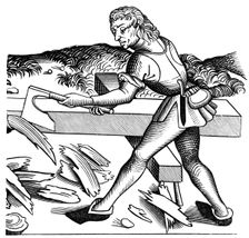 Ship carpenter, 15th century (1849)