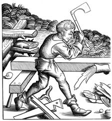 Ship carpenter, 15th century (1849)