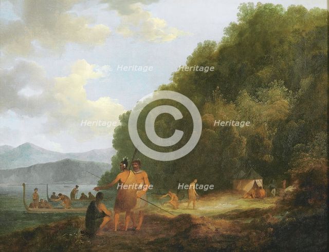 Ship Cove, Queen Charlotte Sound,  c1788. Creator: John Webber.