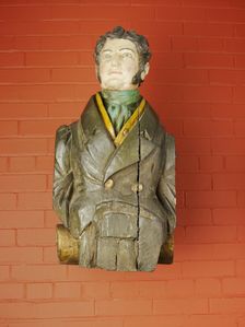 Ship Figurehead, Male Figure, 1830/40. Creator: Unknown