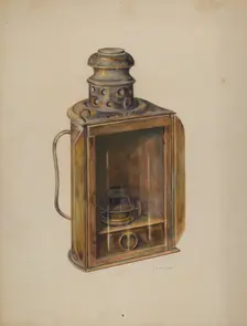 Ship Lantern, c. 1939. Creator: Samuel Philpot