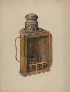 Ship Lantern, c. 1939. Creator: Samuel Philpot