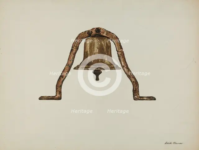 Ship's Bell, 1939. Creator: Edith Towner.