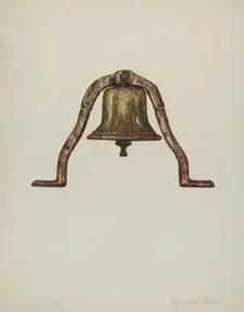 Ship's Bell, 1939. Creator: Raymond E. Noble