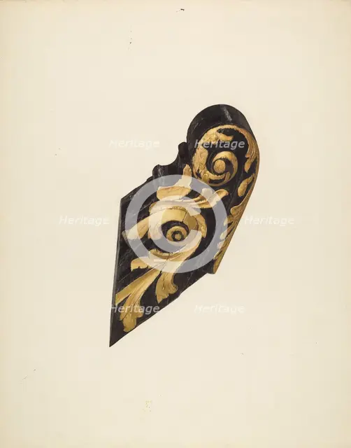 Ship's Billethead, c. 1938. Creator: Jane Iverson.