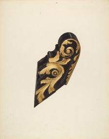 Ship's Billethead, c. 1938. Creator: Jane Iverson