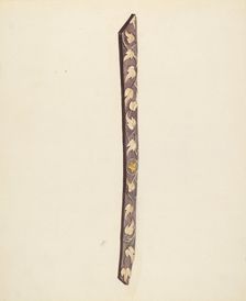 Ship's Carving, 1935/1942. Creator: Frances Matsubara